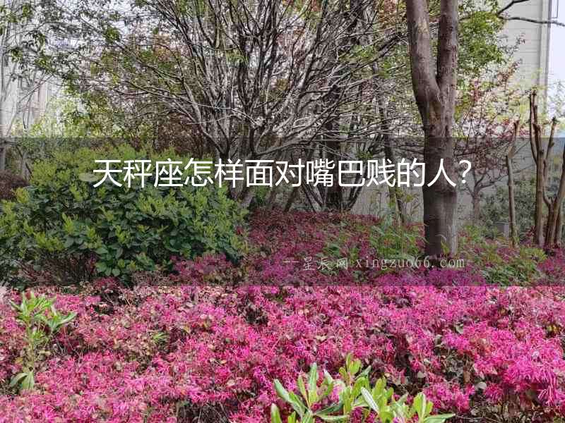天秤座怎樣面對嘴巴賤的人？