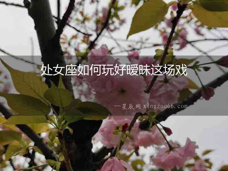 處女座如何玩好曖昧這場(chǎng)戲