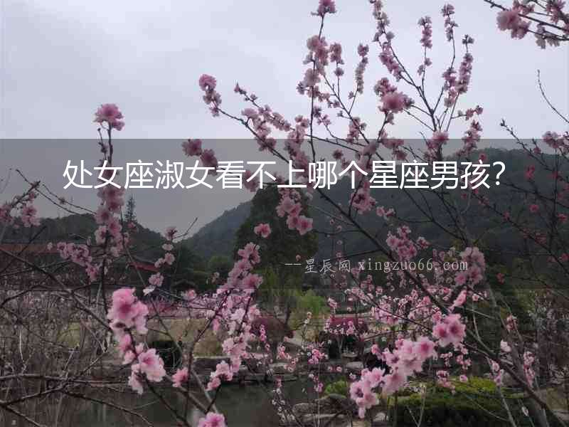 處女座淑女看不上哪個(gè)星座男孩？