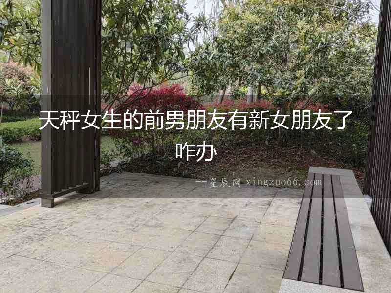 天秤女生的前男朋友有新女朋友了咋辦