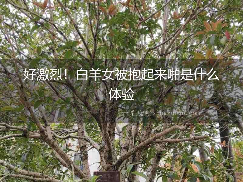 好激烈！白羊女被抱起來(lái)啪是什么體驗(yàn)