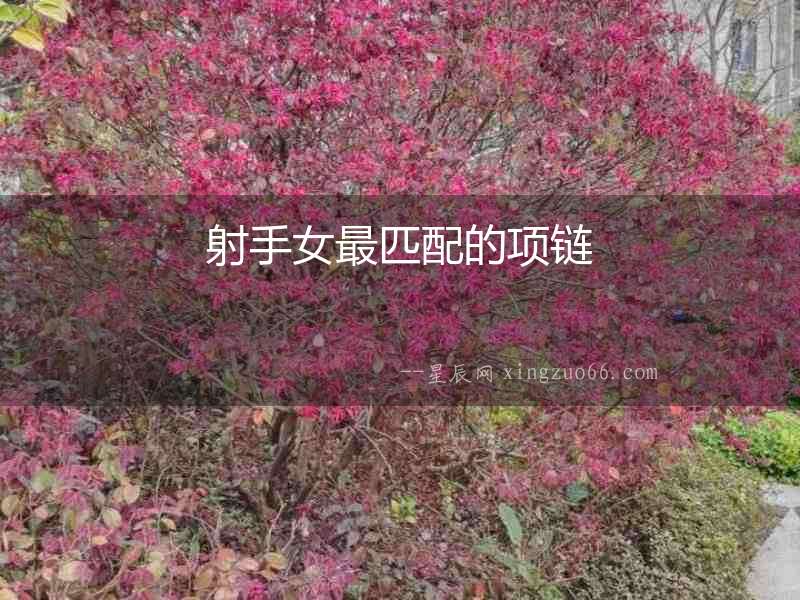 射手女最匹配的項鏈