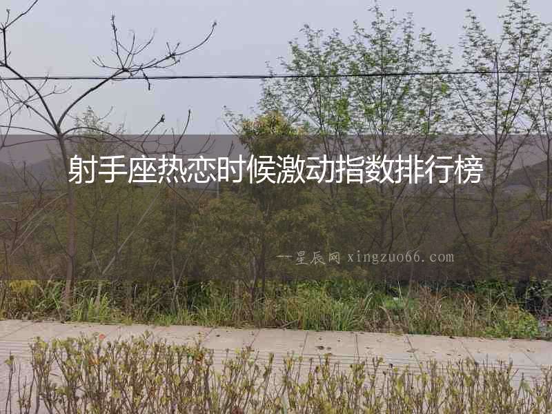 射手座熱戀時(shí)候激動(dòng)指數(shù)排行榜