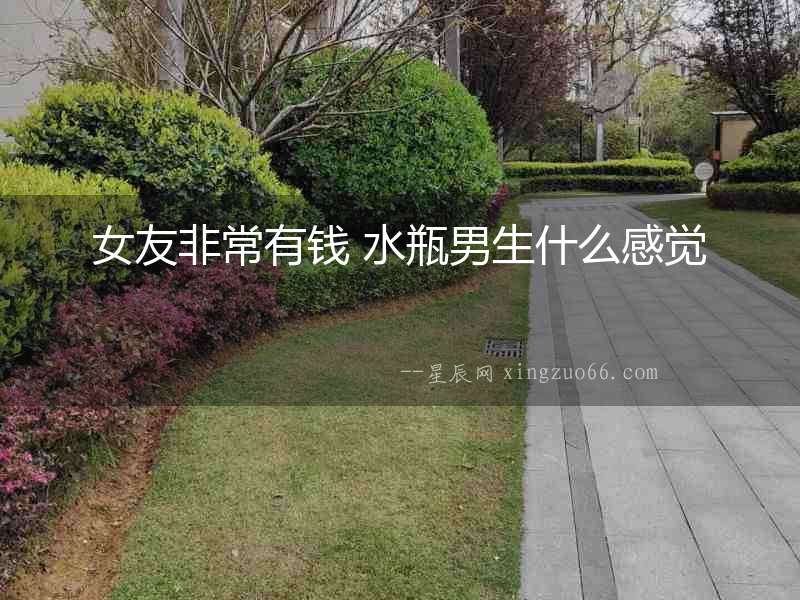女友非常有錢 水瓶男生什么感覺