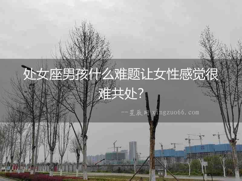 處女座男孩什么難題讓女性感覺(jué)很難共處？