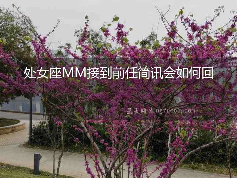 處女座MM接到前任簡訊會如何回