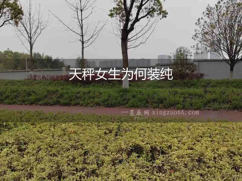 天秤女生為何裝純