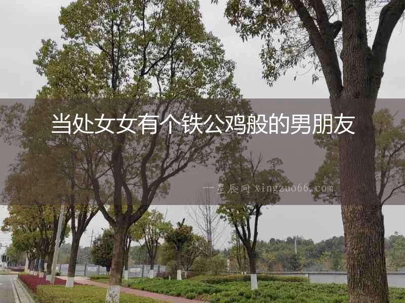 當(dāng)處女女有個鐵公雞般的男朋友