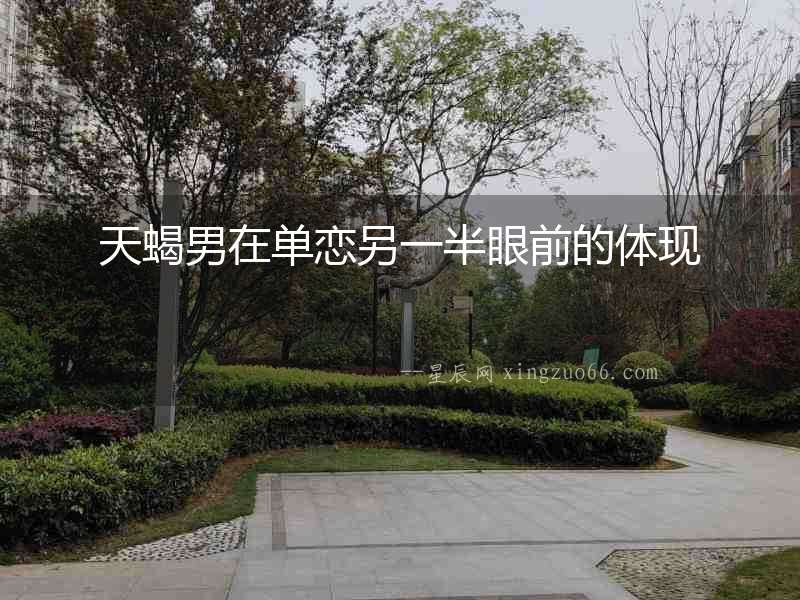 天蝎男在單戀另一半眼前的體現