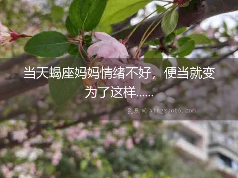 當天蝎座媽媽情緒不好，便當就變為了這樣......