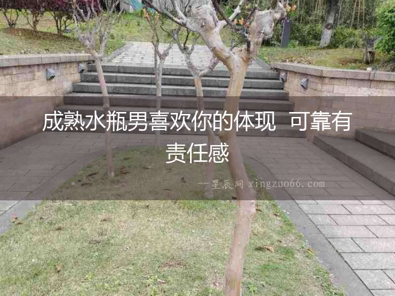 成熟水瓶男喜歡你的體現(xiàn)  可靠有責(zé)任感