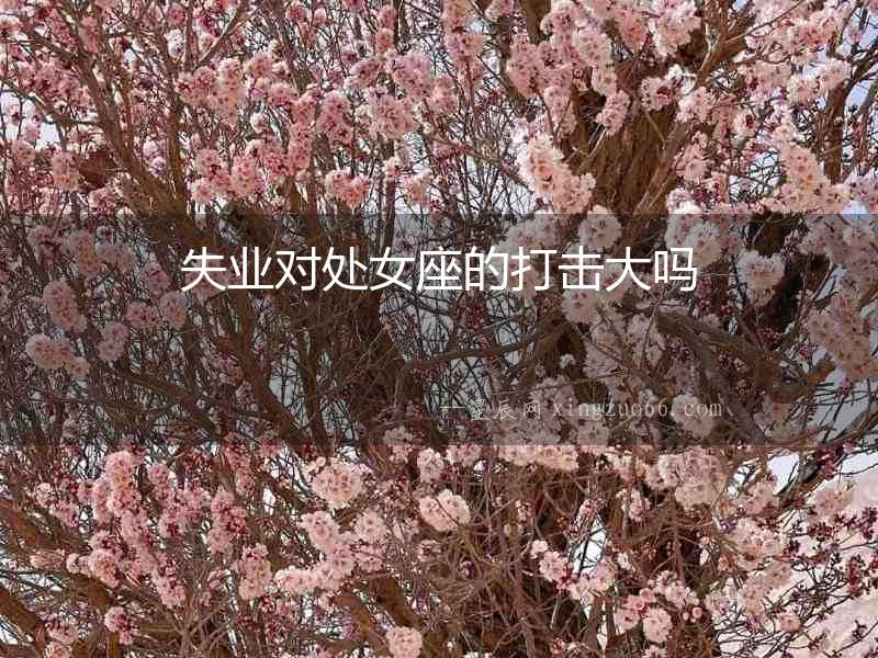 失業(yè)對(duì)處女座的打擊大嗎