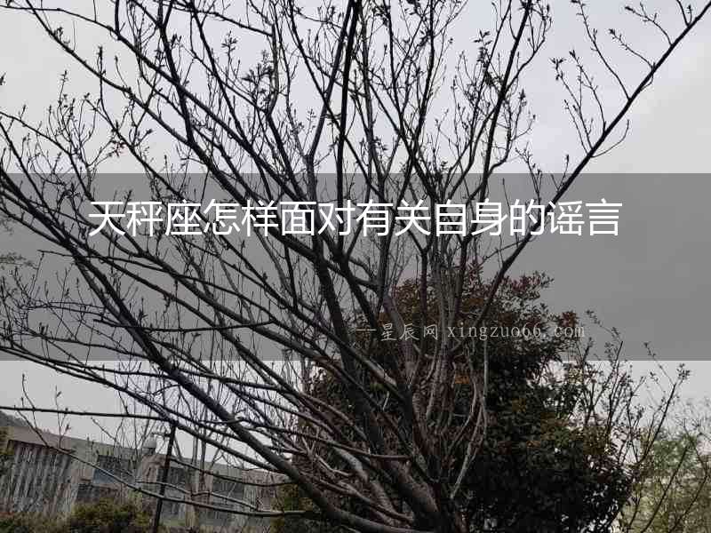 天秤座怎樣面對有關自身的謠言