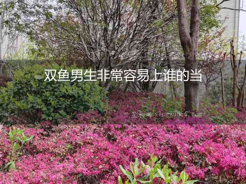 雙魚男生非常容易上誰的當