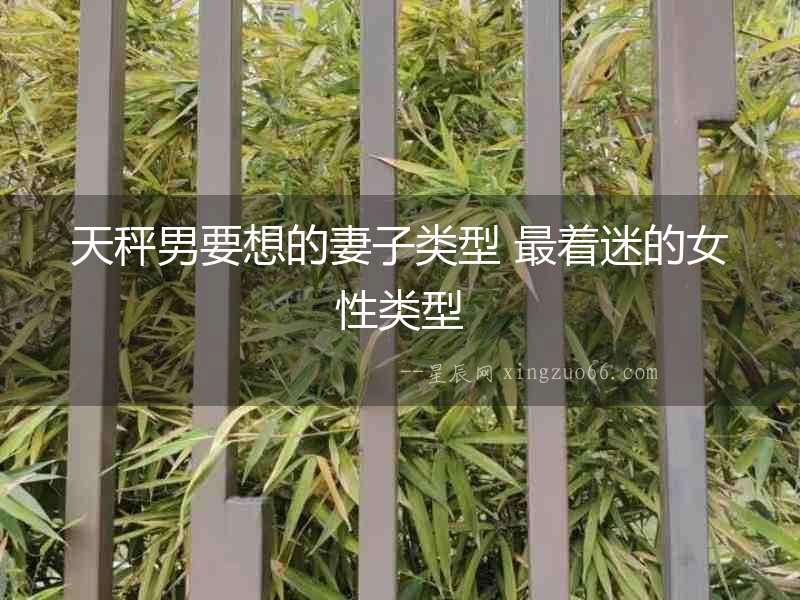 天秤男要想的妻子類型 最著迷的女性類型