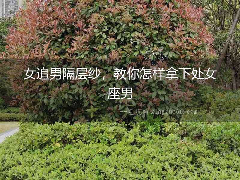 女追男隔層紗，教你怎樣拿下處女座男