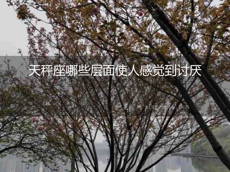 天秤座哪些層面使人感覺到討厭