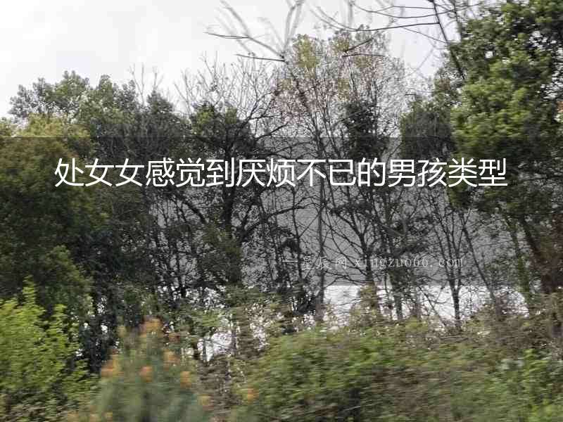 處女女感覺到厭煩不已的男孩類型