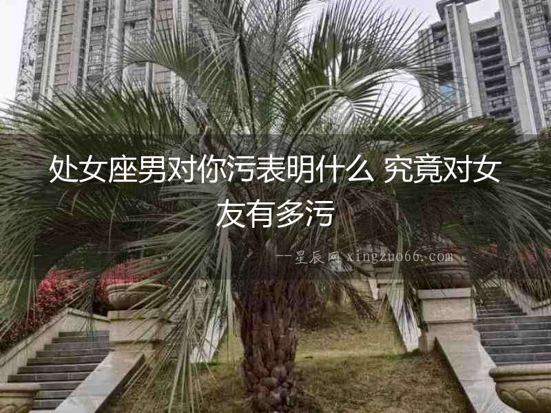 處女座男對(duì)你污表明什么 究竟對(duì)女友有多污
