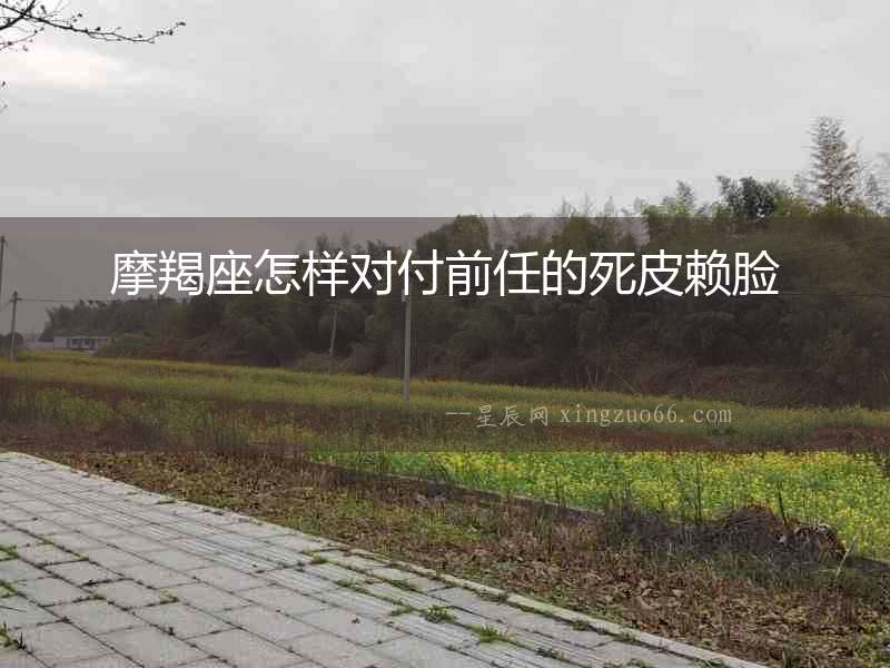 摩羯座怎樣對付前任的死皮賴臉