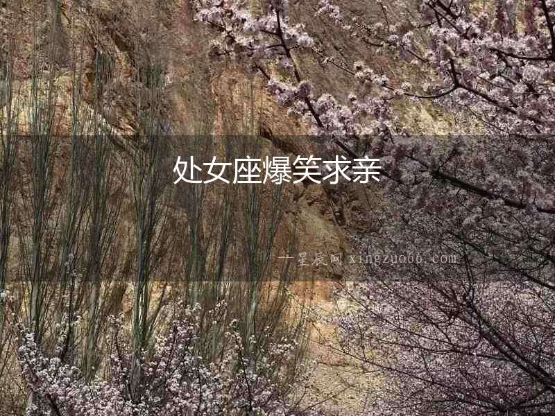 處女座爆笑求親