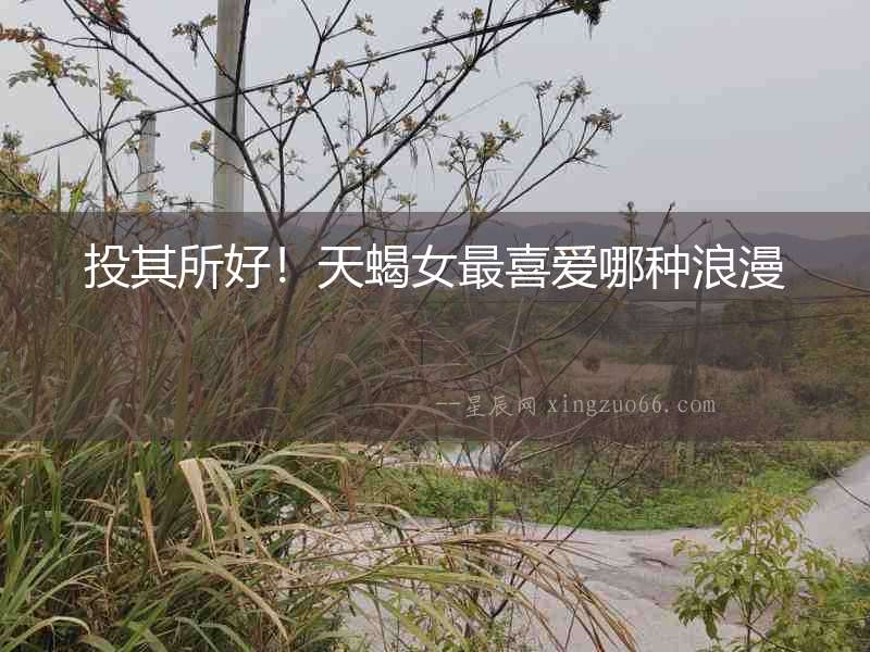投其所好！天蝎女最喜愛(ài)哪種浪漫