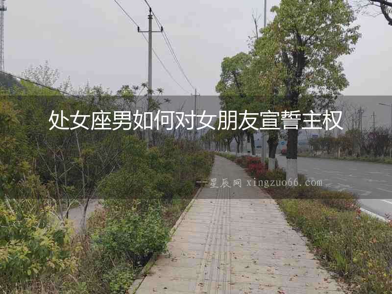處女座男如何對(duì)女朋友宣誓主權(quán)