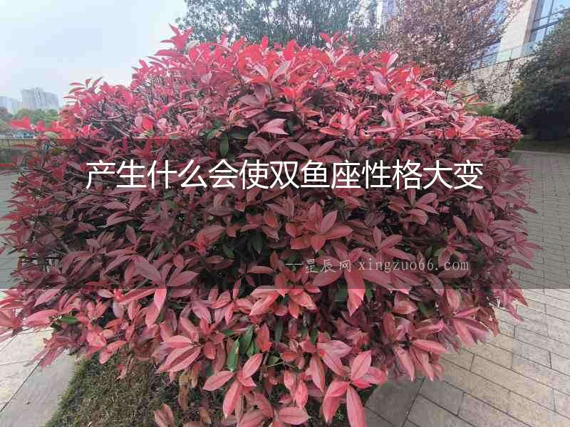 產(chǎn)生什么會(huì)使雙魚(yú)座性格大變