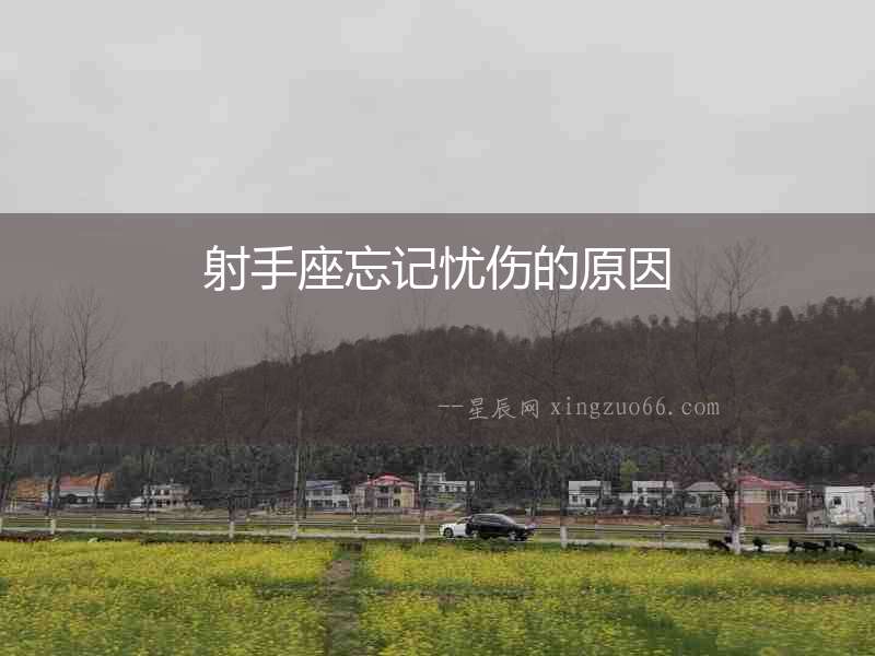 射手座忘記憂(yōu)傷的原因