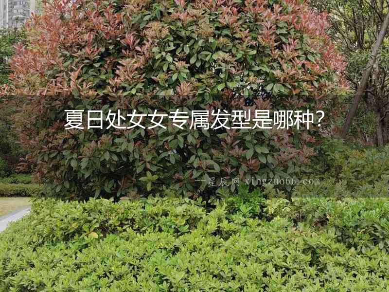 夏日處女女專(zhuān)屬發(fā)型是哪種？