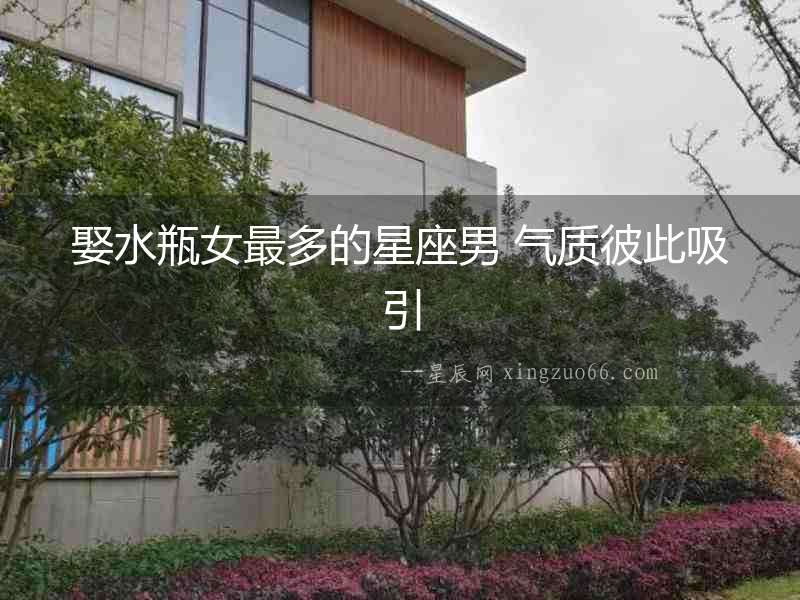娶水瓶女最多的星座男 氣質(zhì)彼此吸引
