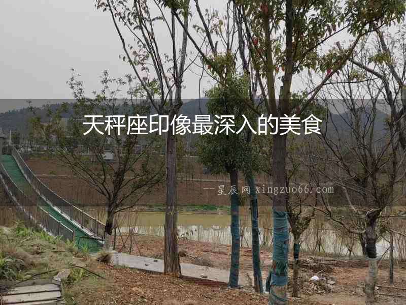 天秤座印像最深入的美食