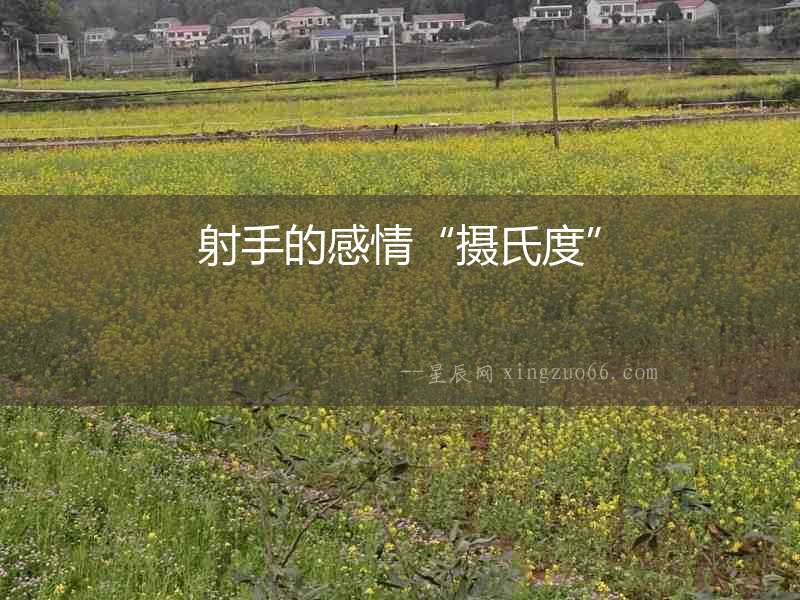 射手的感情“攝氏度”
