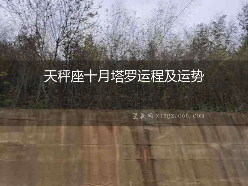 天秤座十月塔羅運(yùn)程及運(yùn)勢