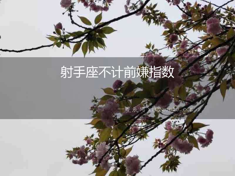 射手座不計(jì)前嫌指數(shù)