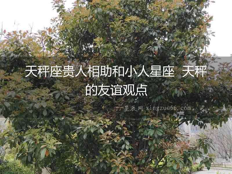 天秤座貴人相助和小人星座  天秤的友誼觀點