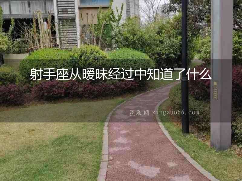 射手座從曖昧經過中知道了什么
