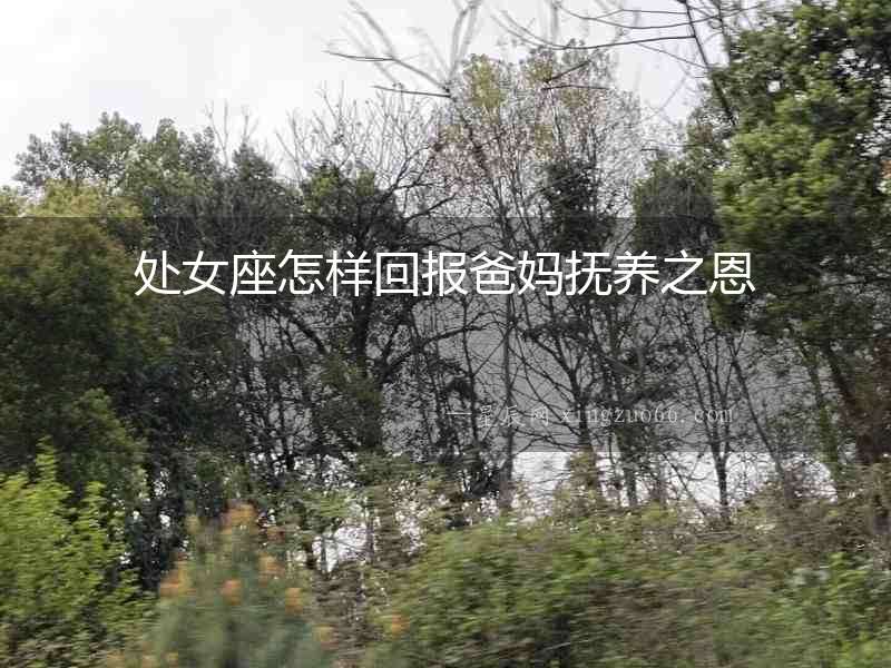 處女座怎樣回報爸媽撫養之恩