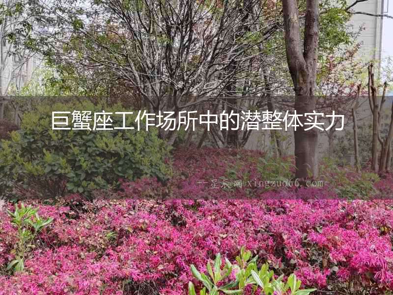巨蟹座工作場所中的潛整體實(shí)力