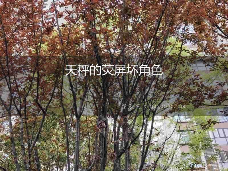 天秤的熒屏壞角色