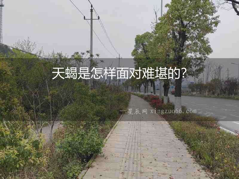 天蝎是怎樣面對(duì)難堪的？