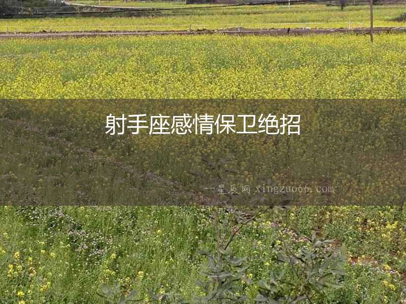 射手座感情保衛絕招