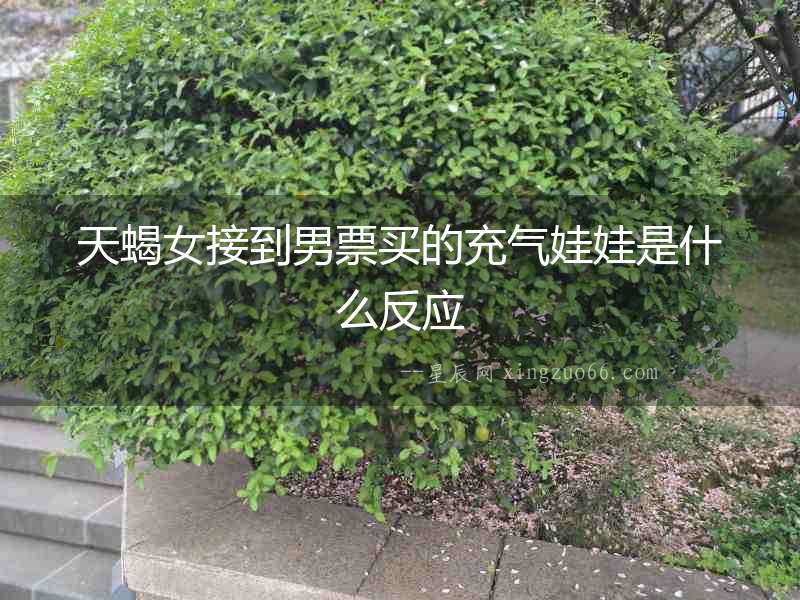 天蝎女接到男票買的充氣娃娃是什么反應(yīng)