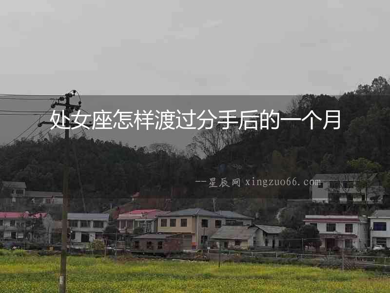 處女座怎樣渡過分手后的一個月