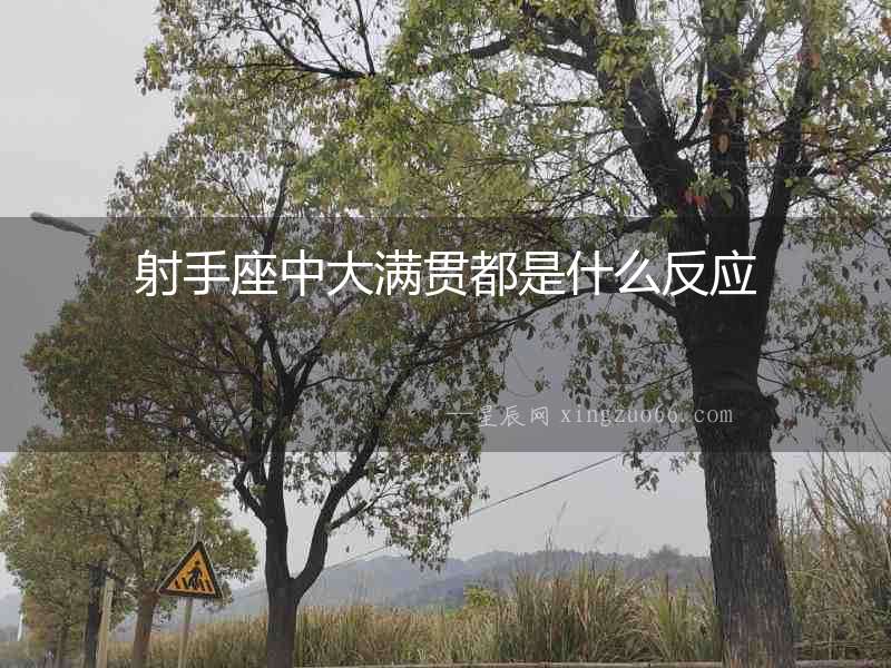 射手座中大滿貫都是什么反應