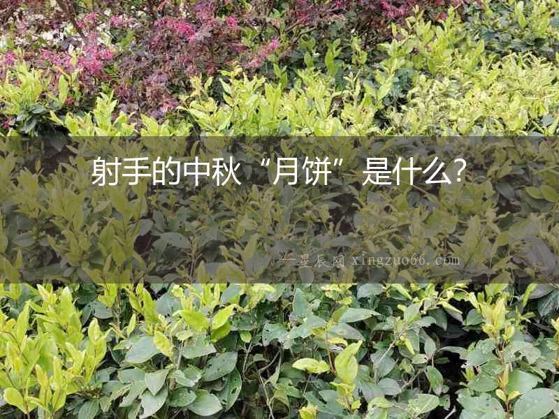 射手的中秋“月餅”是什么？