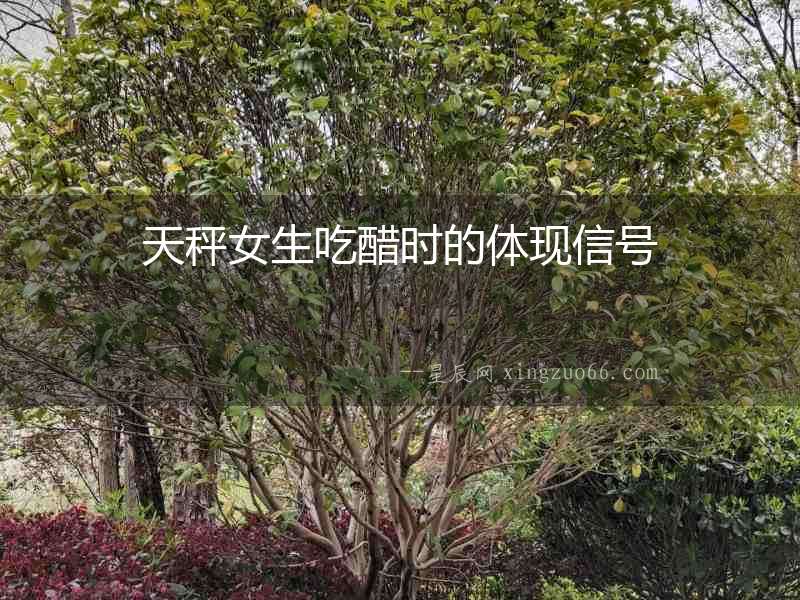 天秤女生吃醋時的體現信號