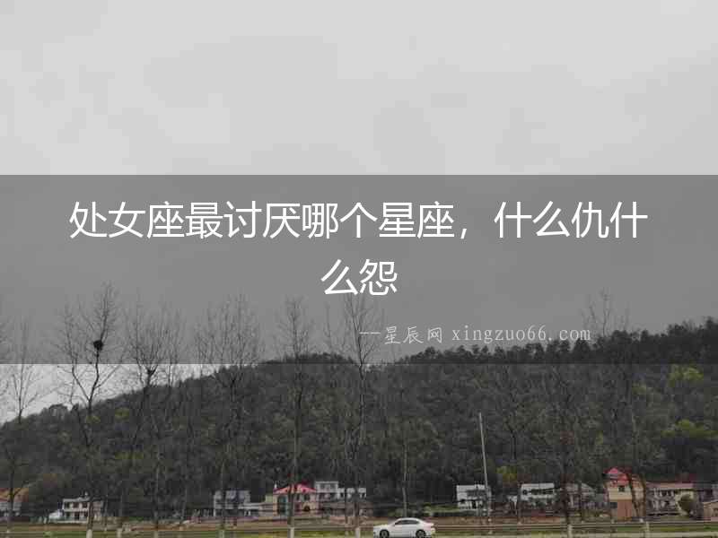 處女座最討厭哪個星座，什么仇什么怨