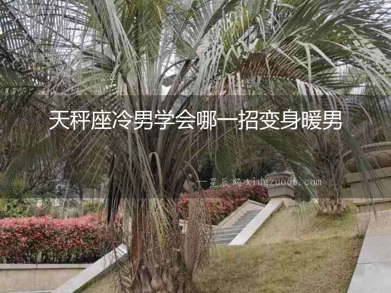 天秤座冷男學會哪一招變身暖男