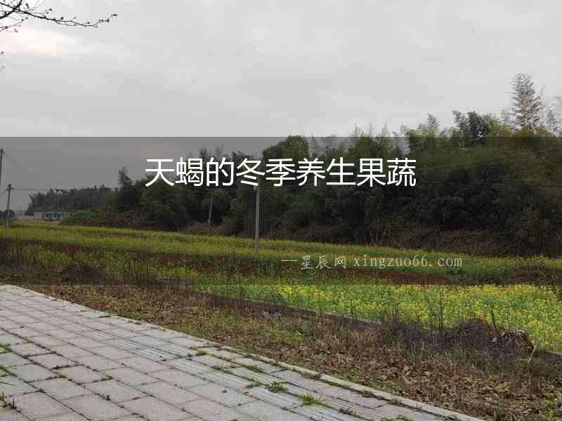 天蝎的冬季養生果蔬